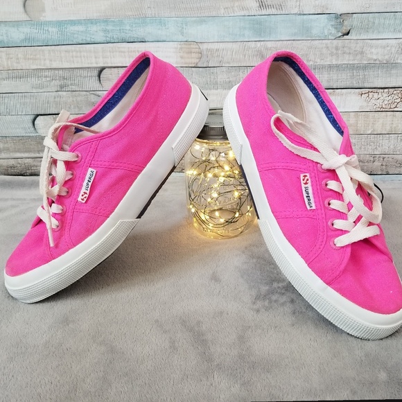 hot pink superga